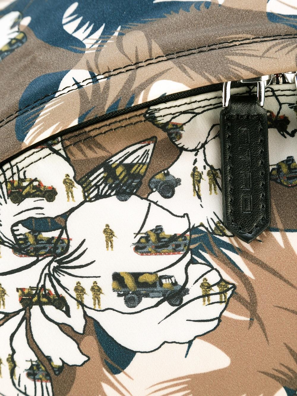 camouflage print backpack