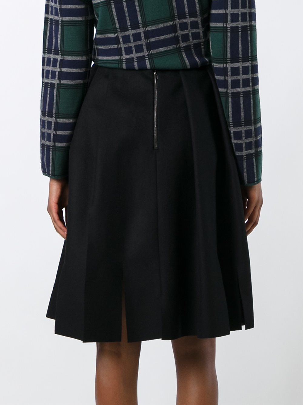 slit detail skirt 