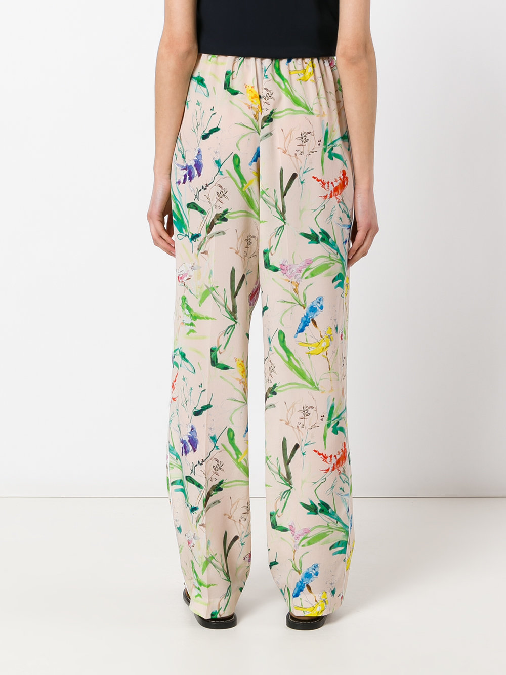 floral print trousers 