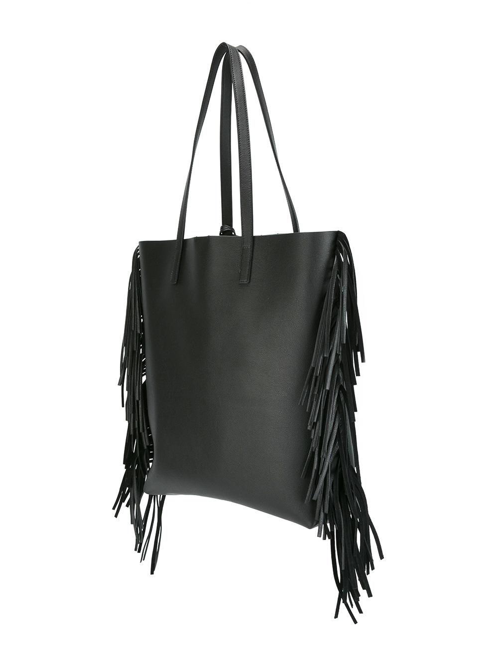 medium fringed trim tote