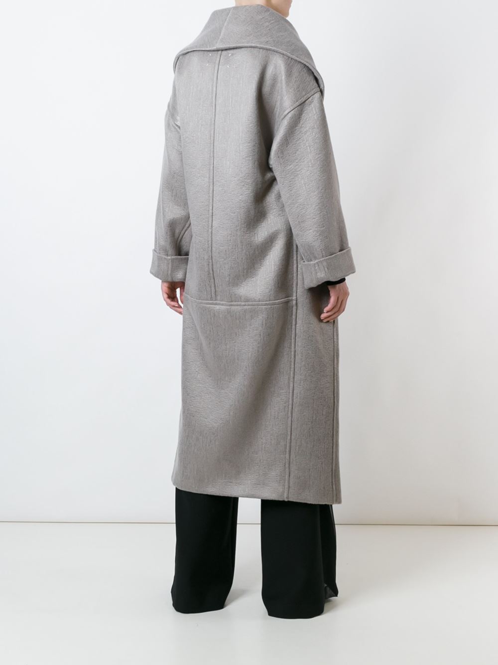 belted long coat