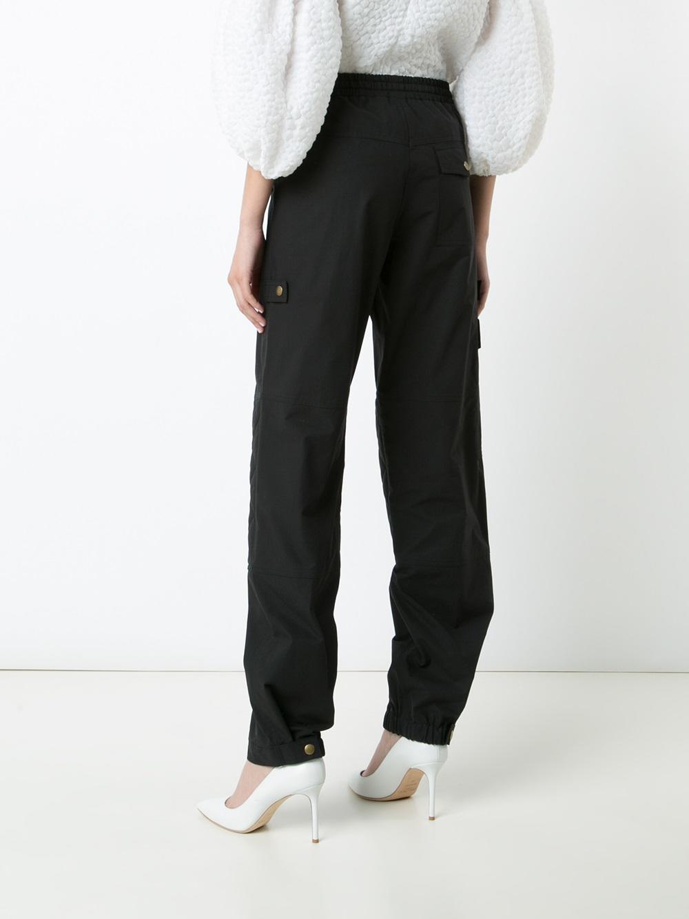 quilted panel track pants 