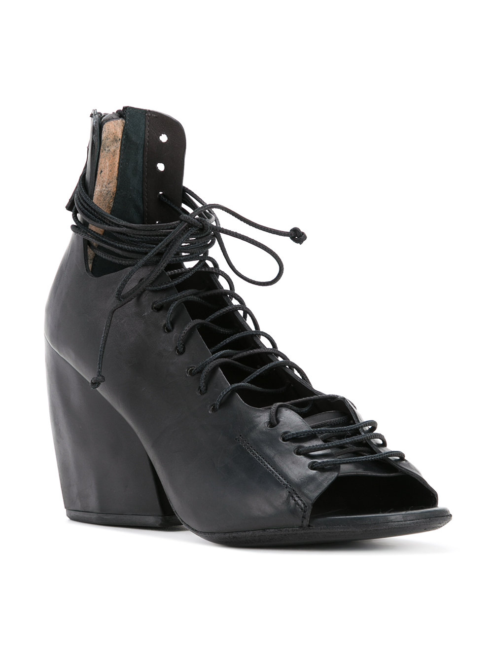 Mostro lace-up booties 