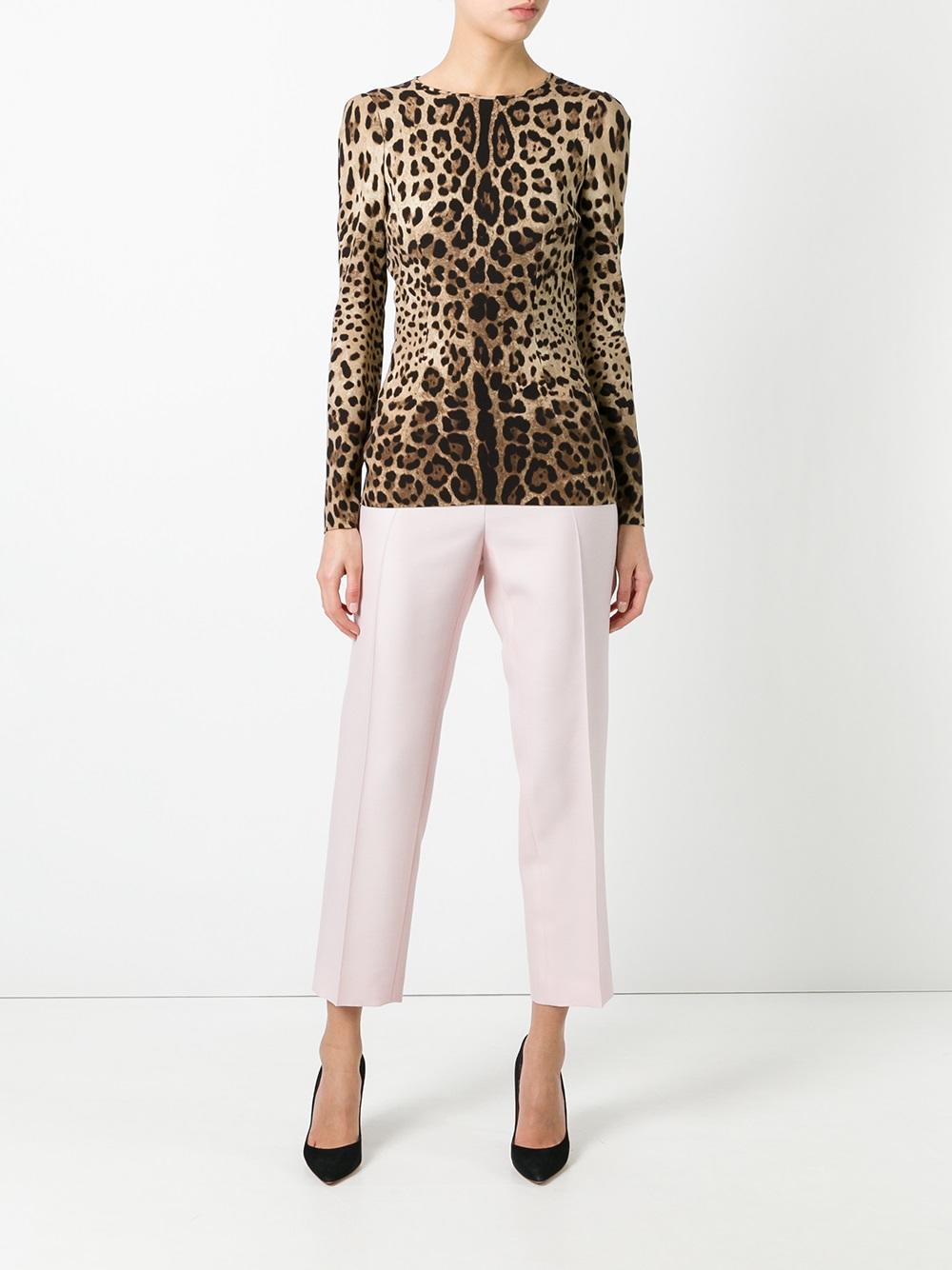 leopard print blouse