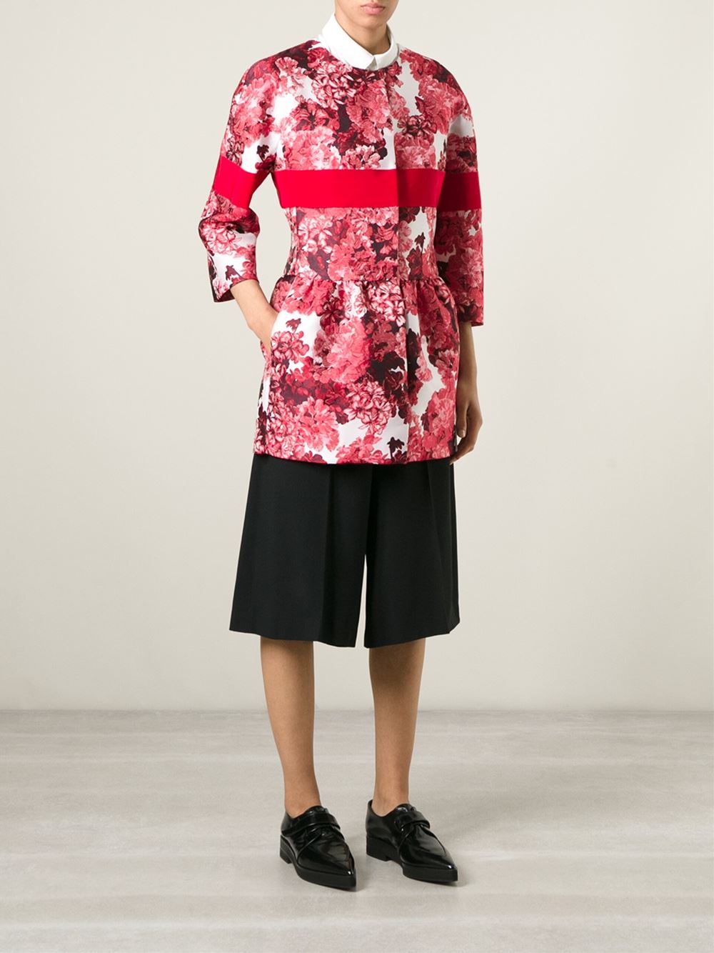 花卉提花外套