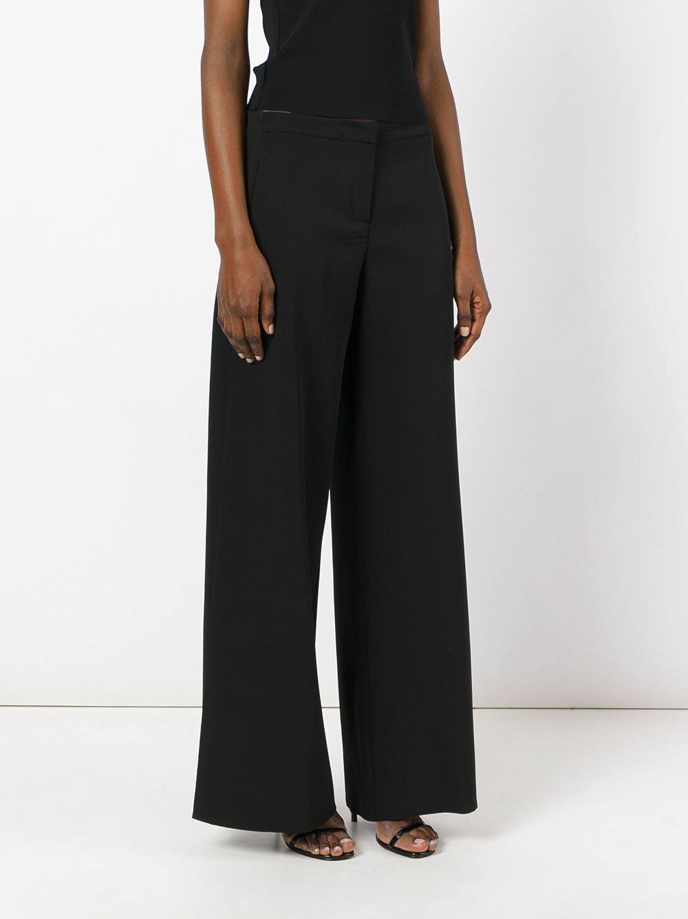 classic wide-leg trousers