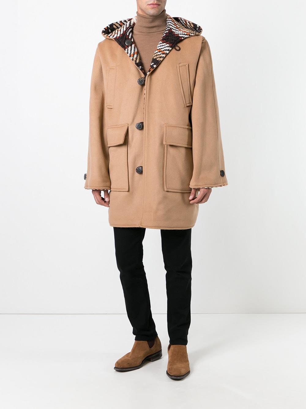 reversible duffle coat