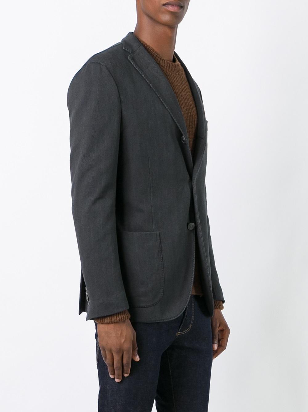 two button blazer