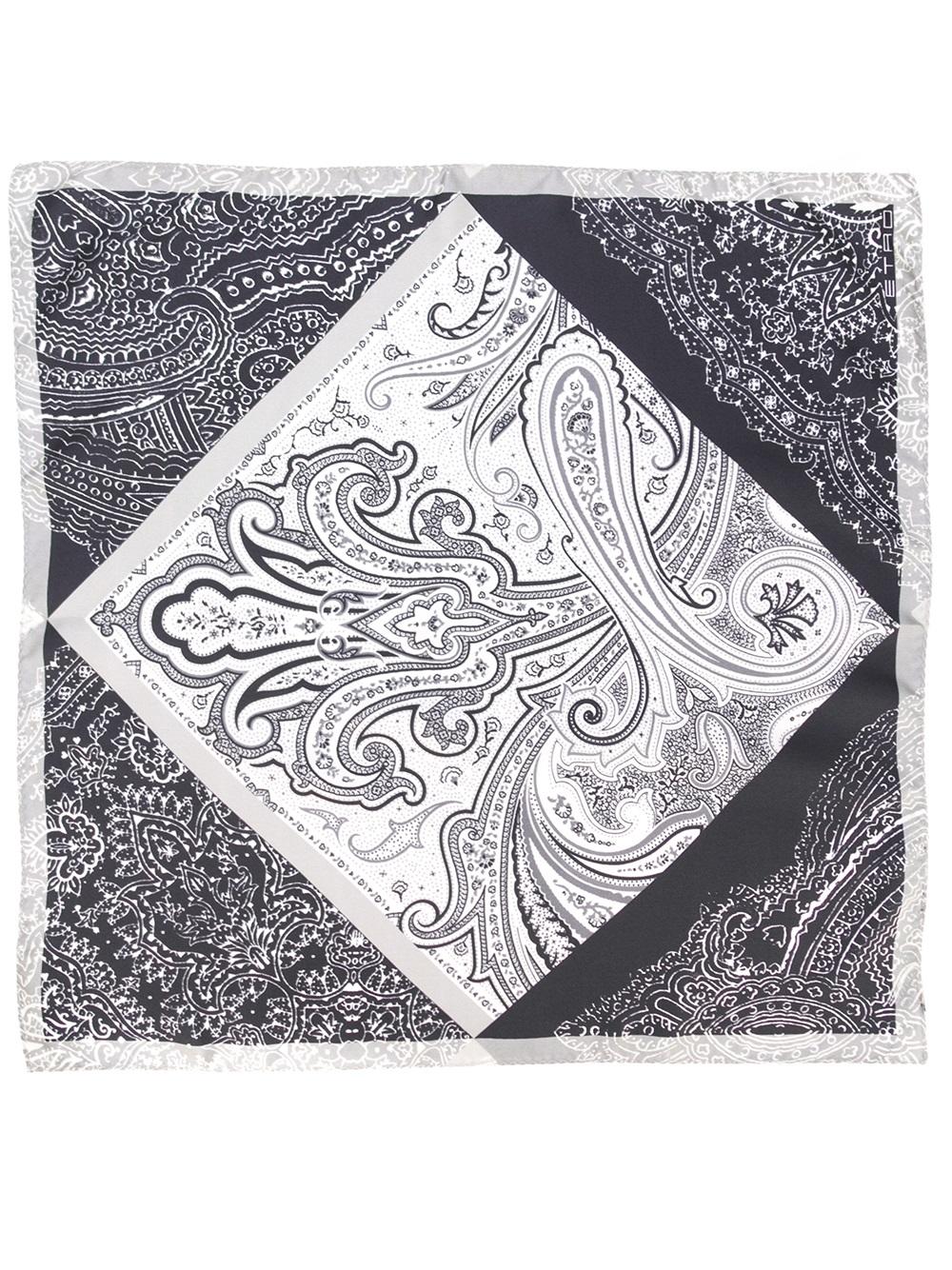 abstract print scarf