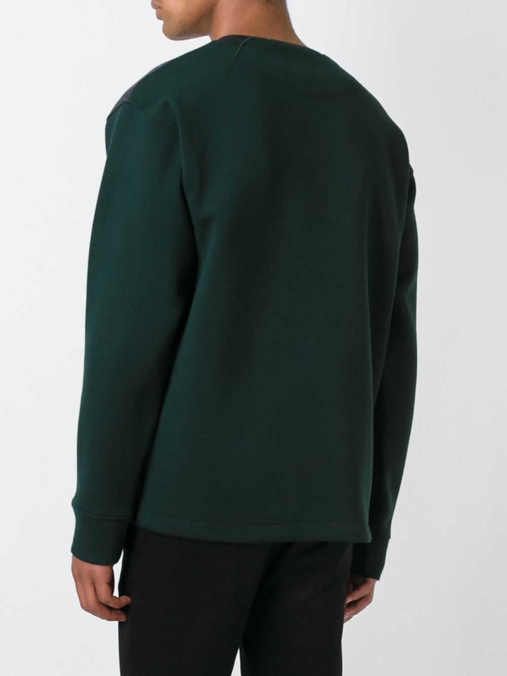 two tone sweatshirt