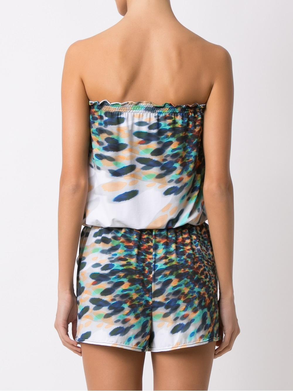 printed playsuit