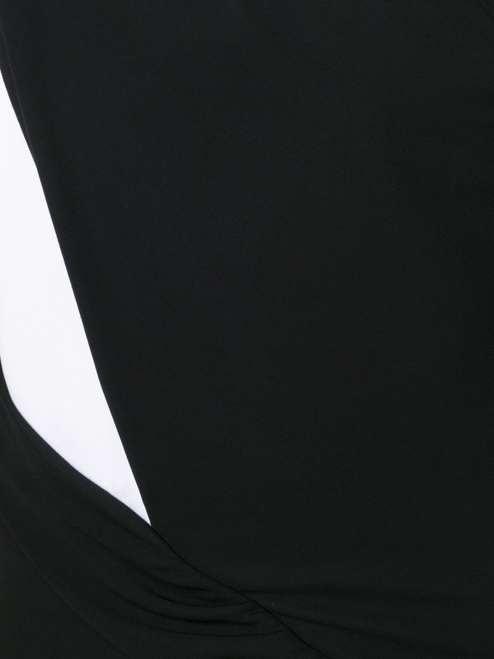 bicolour one shoulder gown 