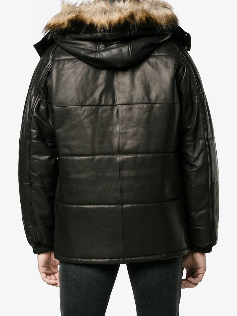 hooded puffer jacket