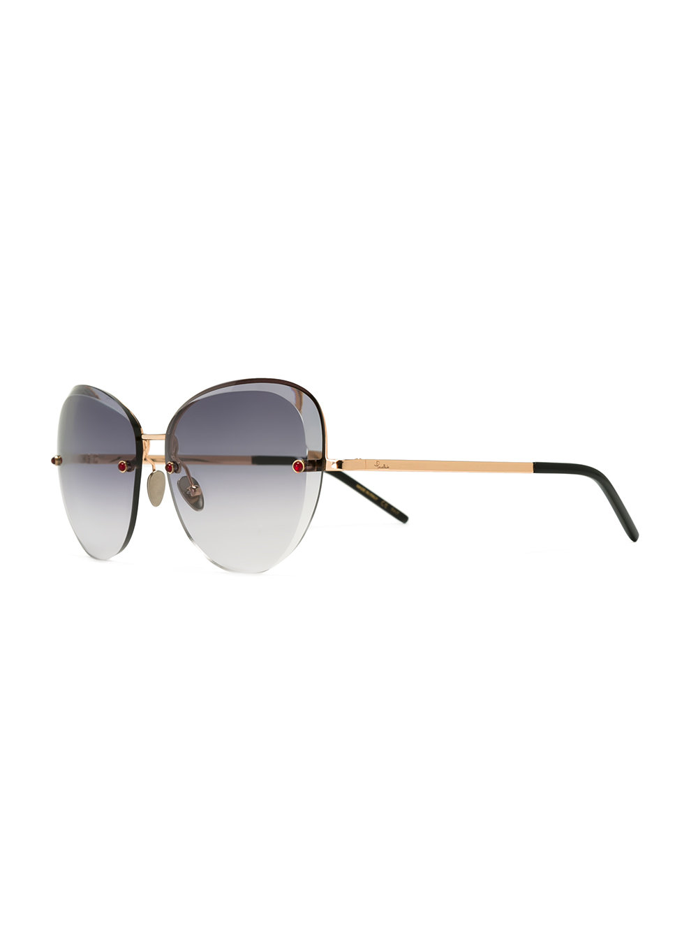 dual lens oversized sunglasses