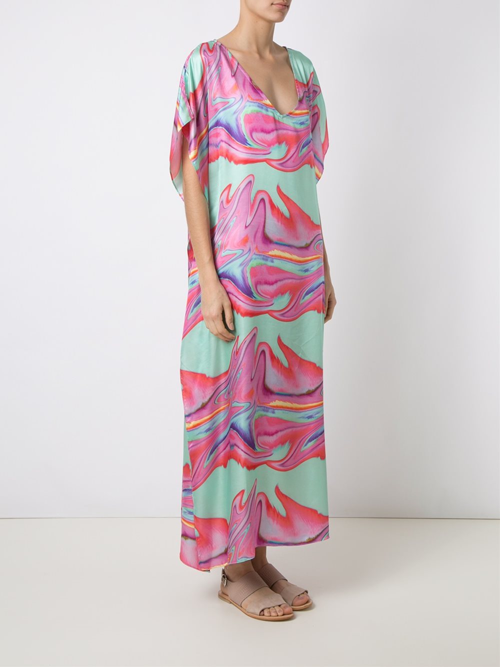 printed kaftan