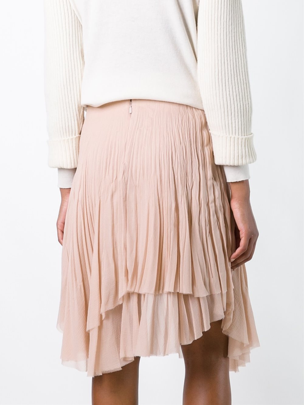 frayed edge skirt