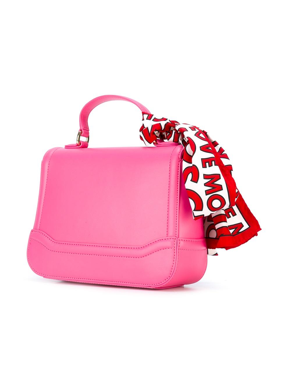 scarf detail tote