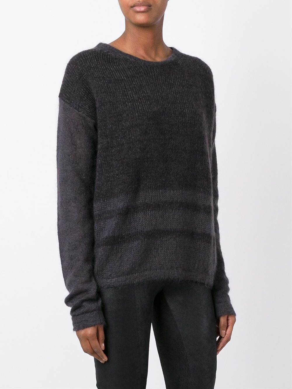 stripe detailing sweater