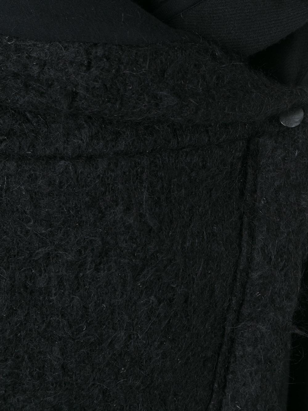 wrap front coat