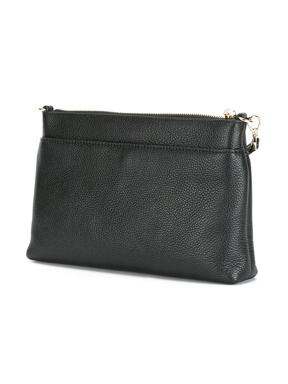 zipped shoulder bag 