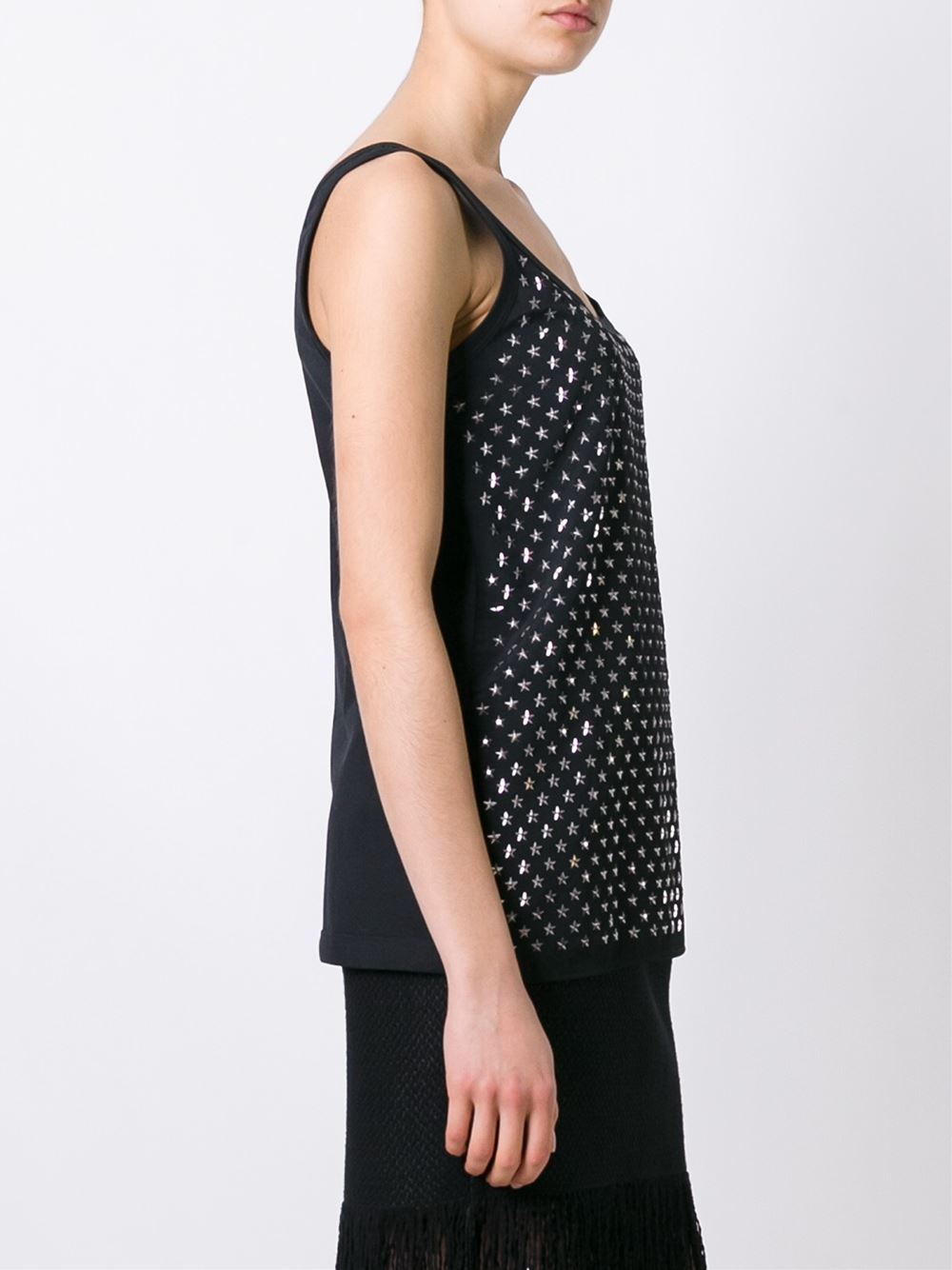 星星铆钉背心