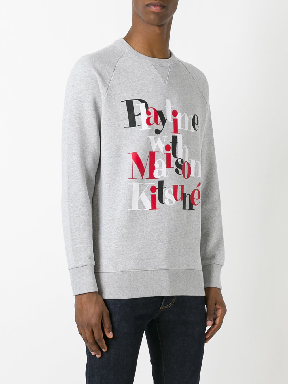 'playtime' print sweatshirt