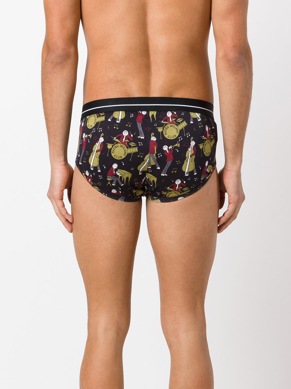 jazz band print briefs 