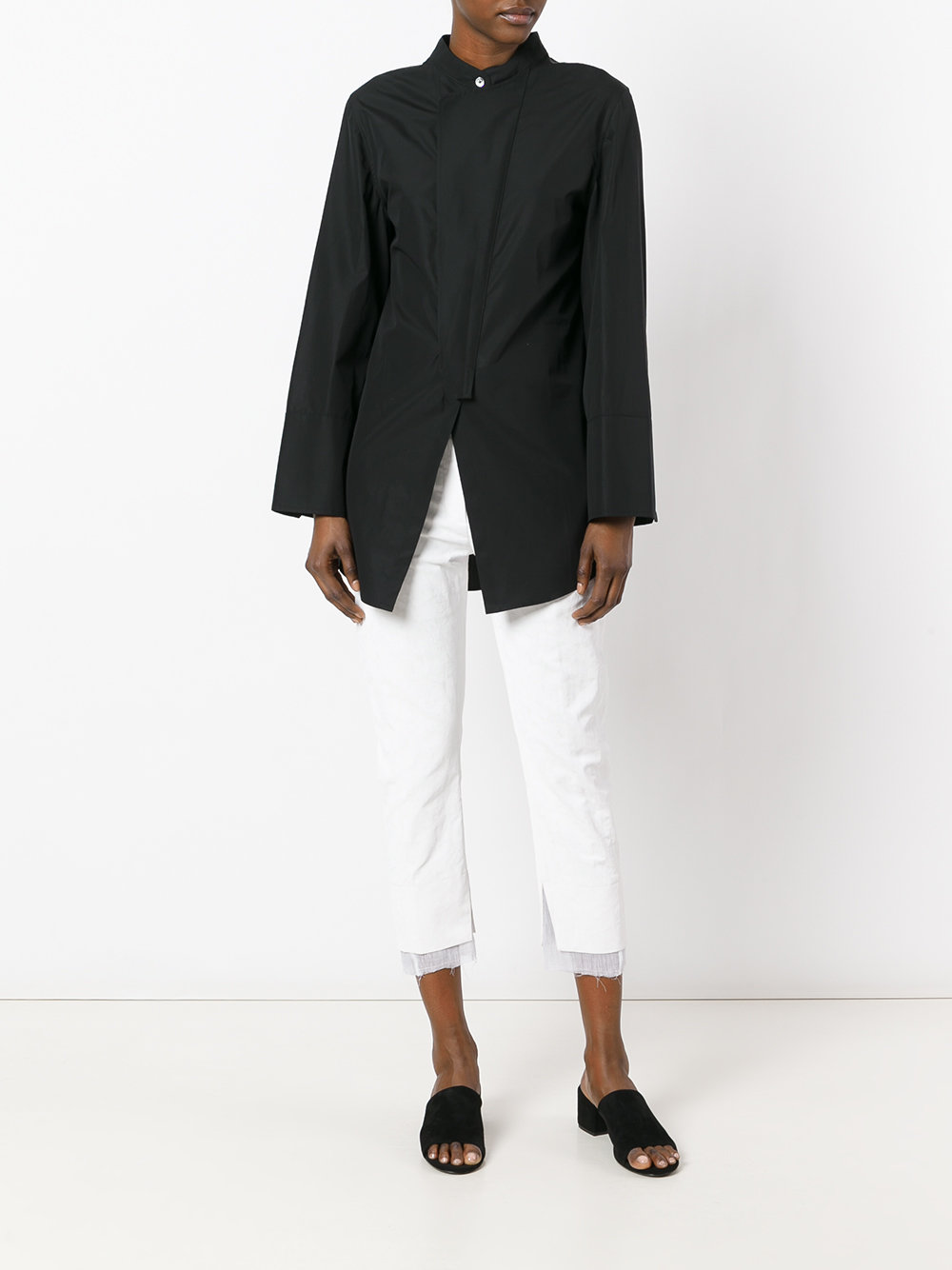 cropped trousers
