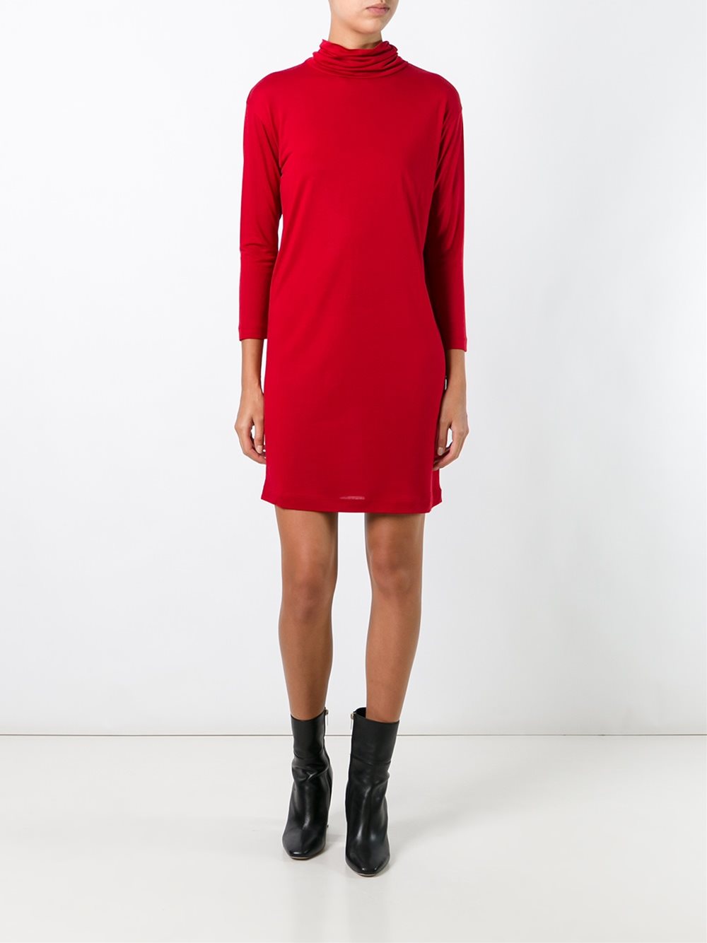 short turtleneck dress