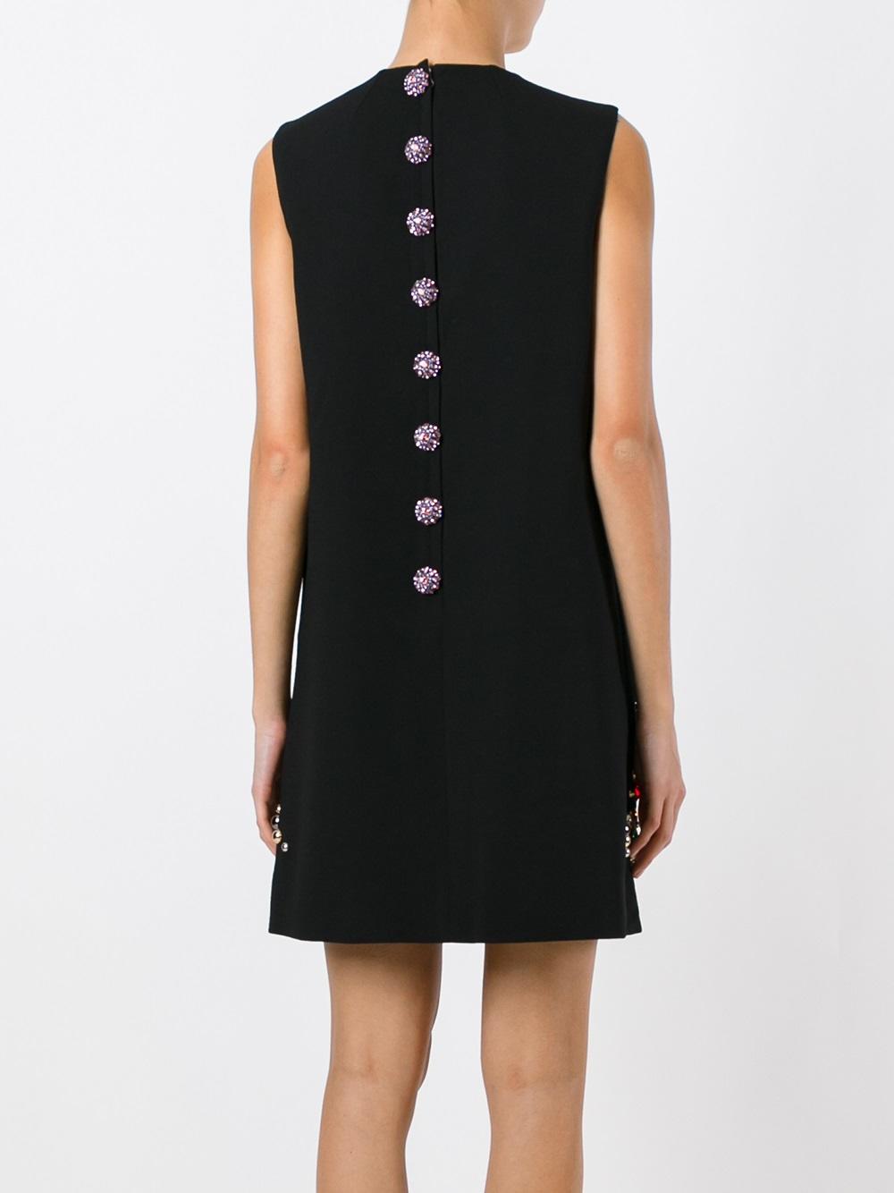 embellished shift dress