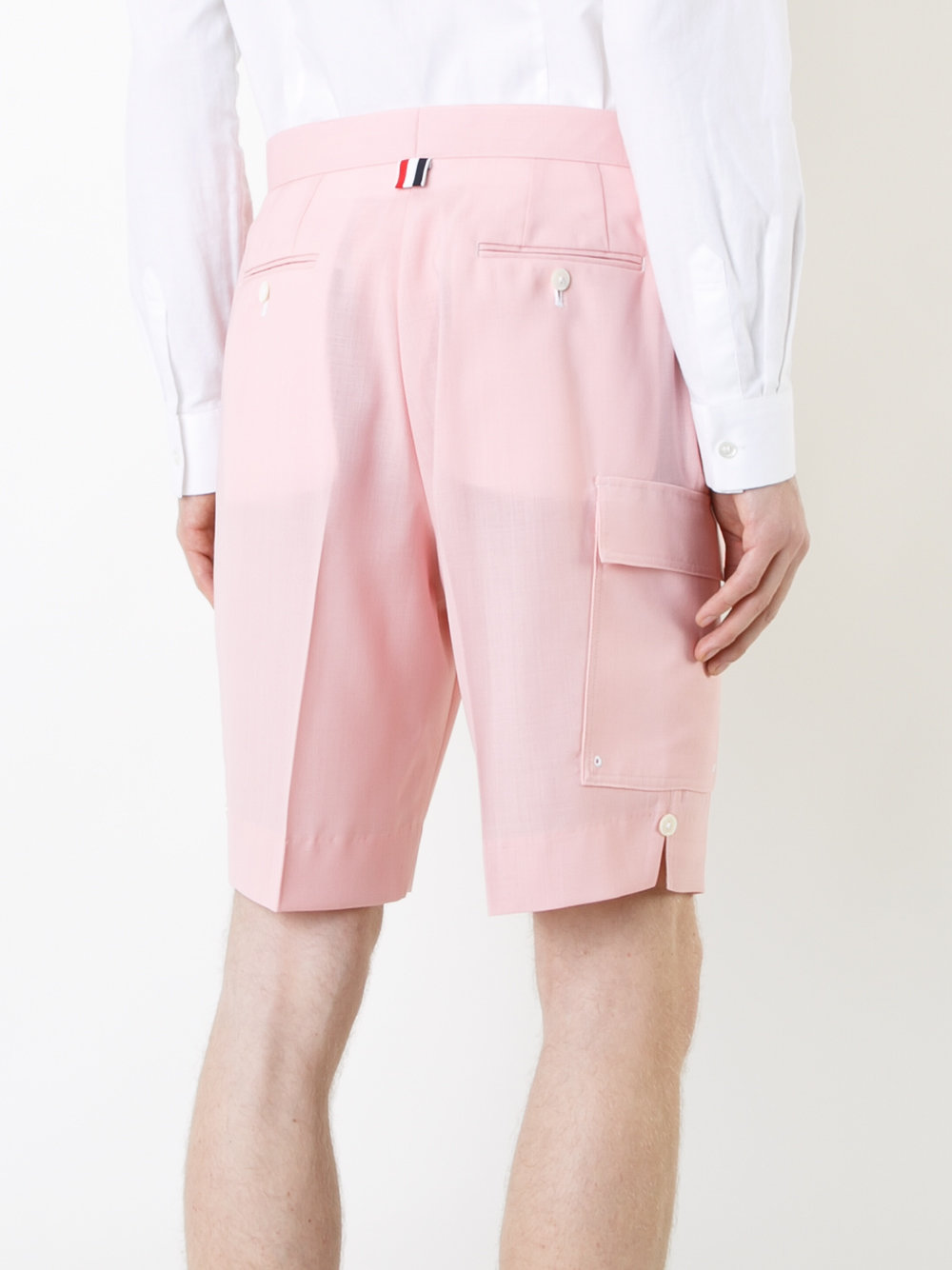 drawstring bermuda shorts