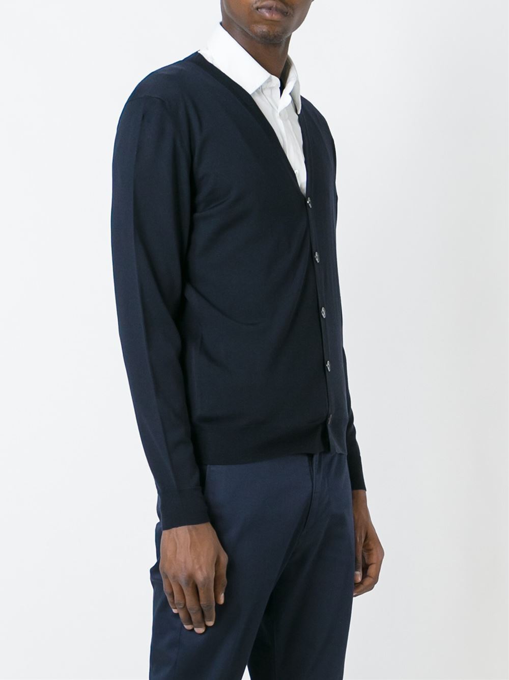 v-neck cardigan