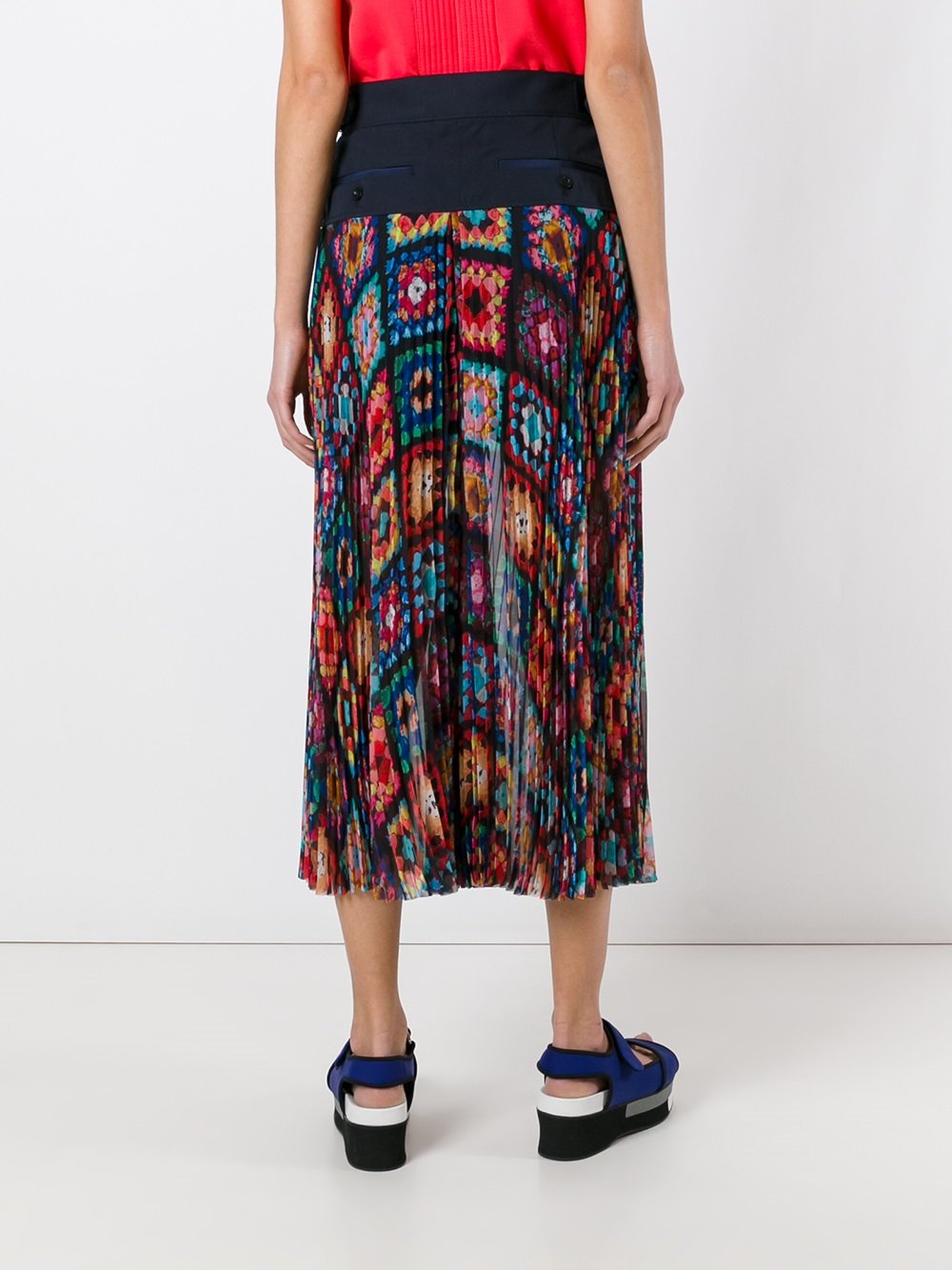 plissé pleated culottes