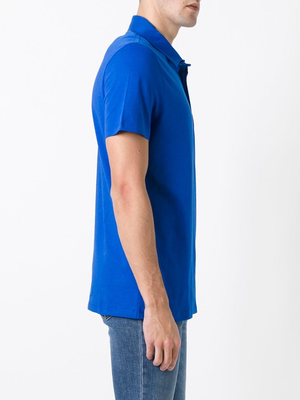 Medusa patch polo shirt