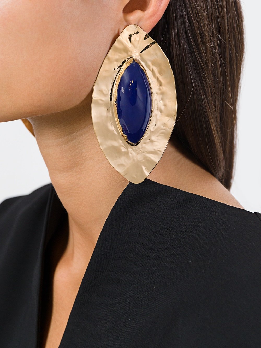 oversized teardrop earrings