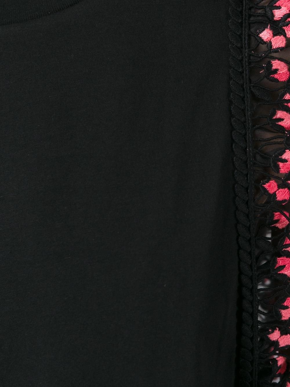 floral embroidery dress