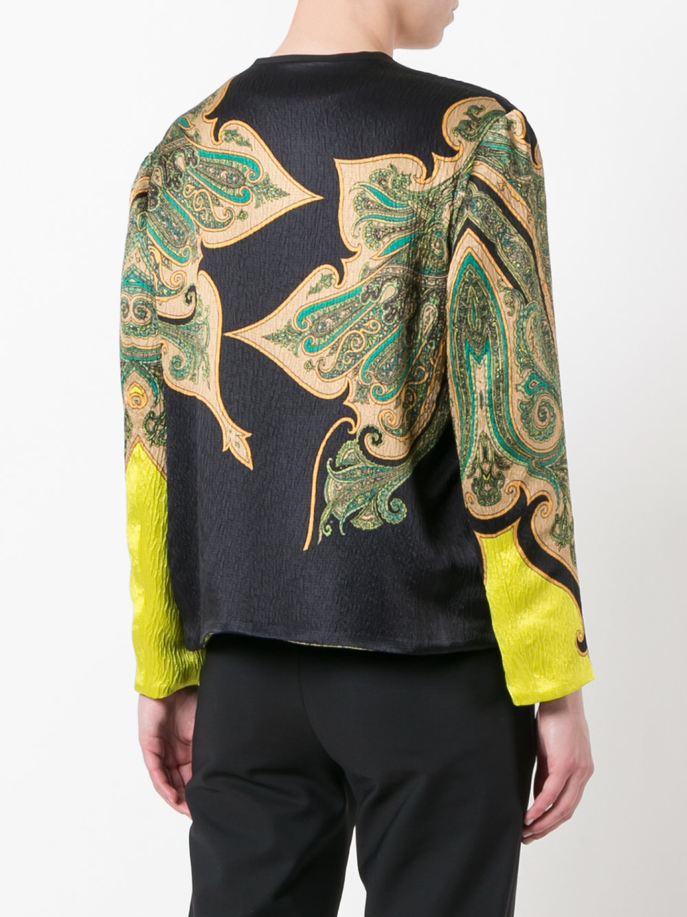 paisley print jacket