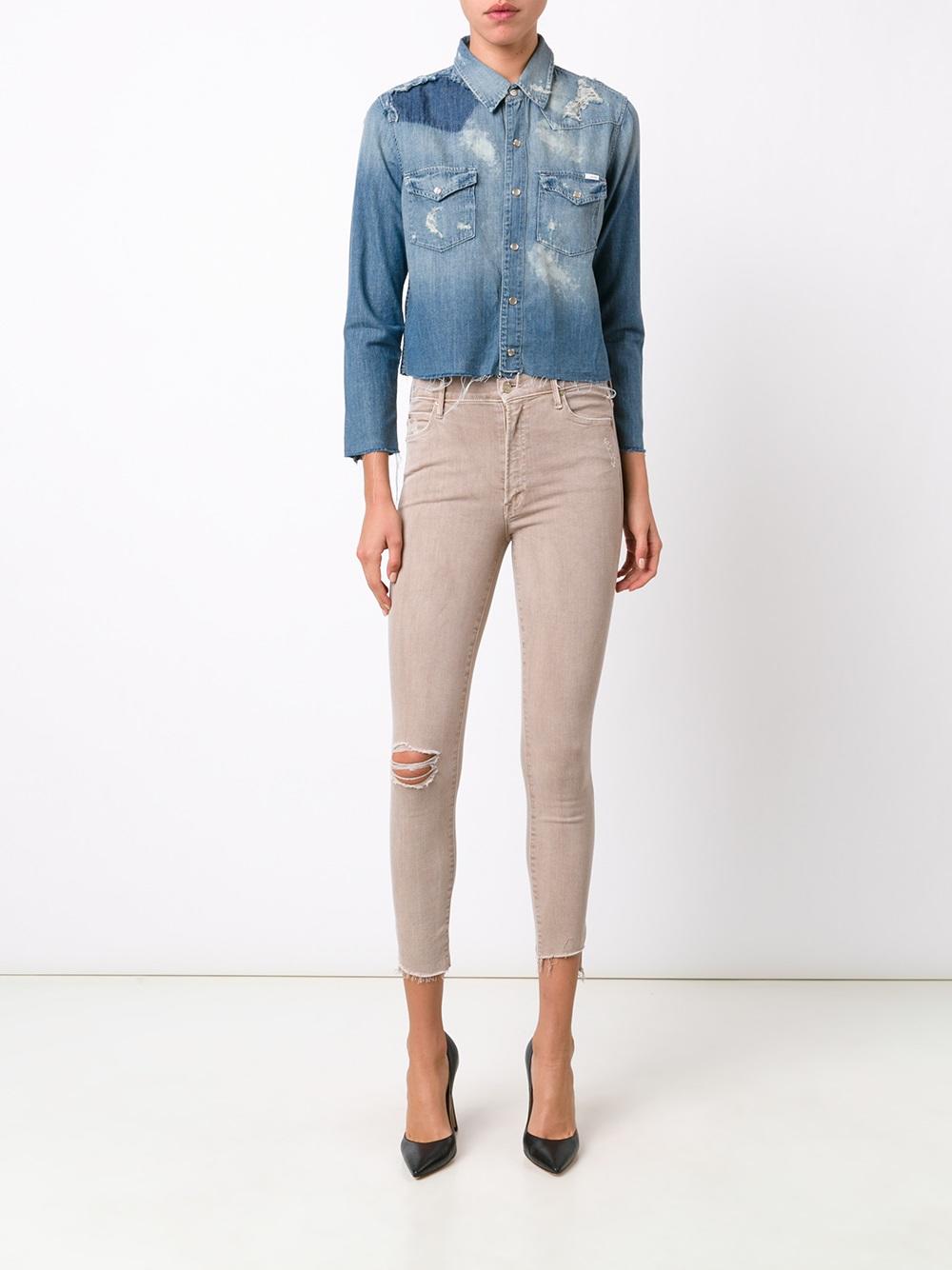 'All Broke Down' denim shirt