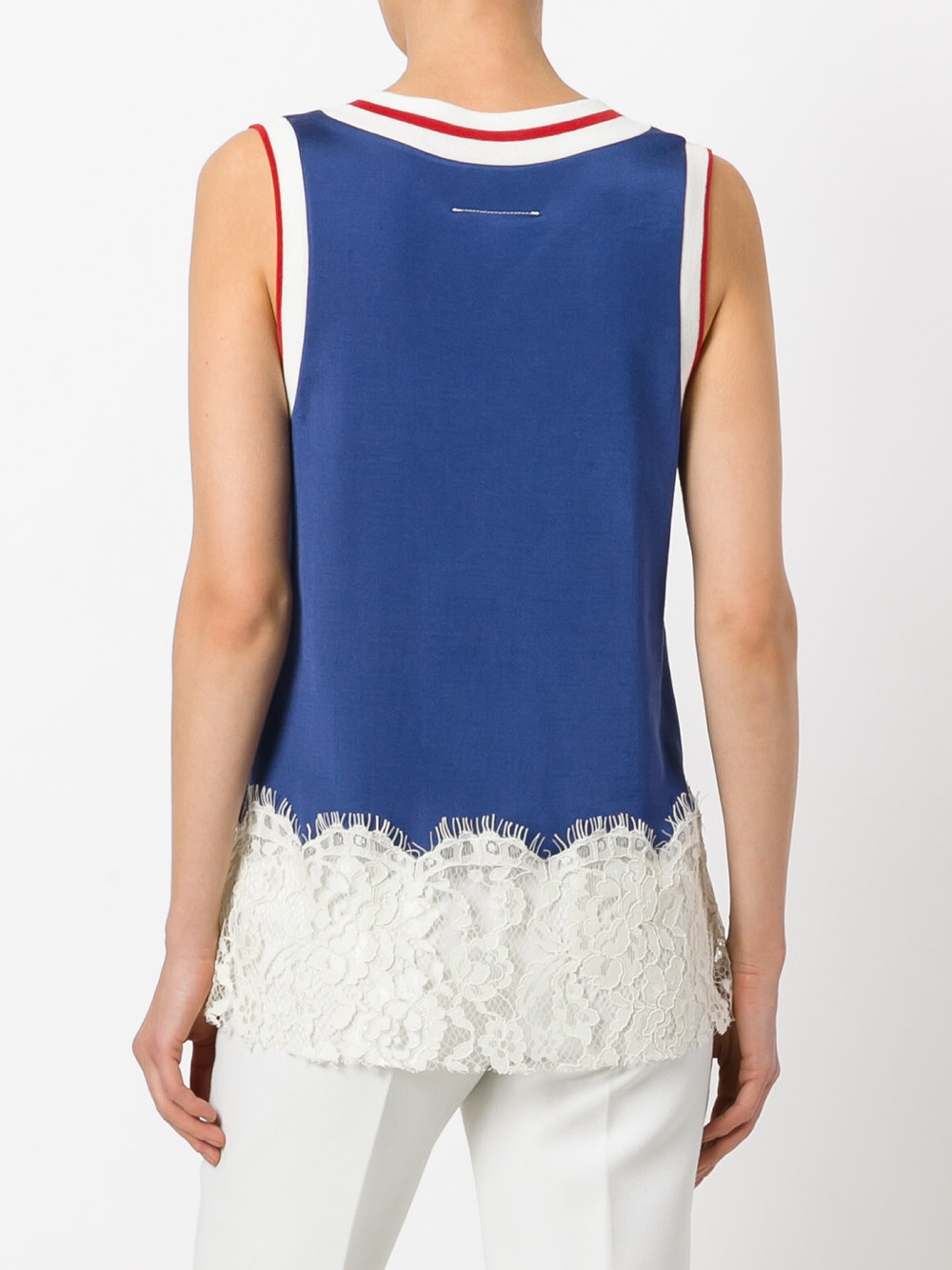 lace detail tank