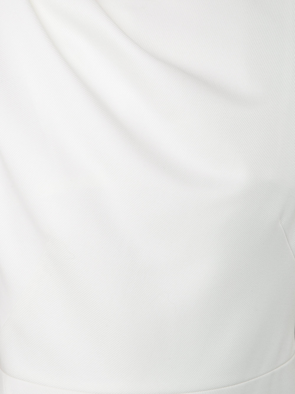 draped shoulder dress