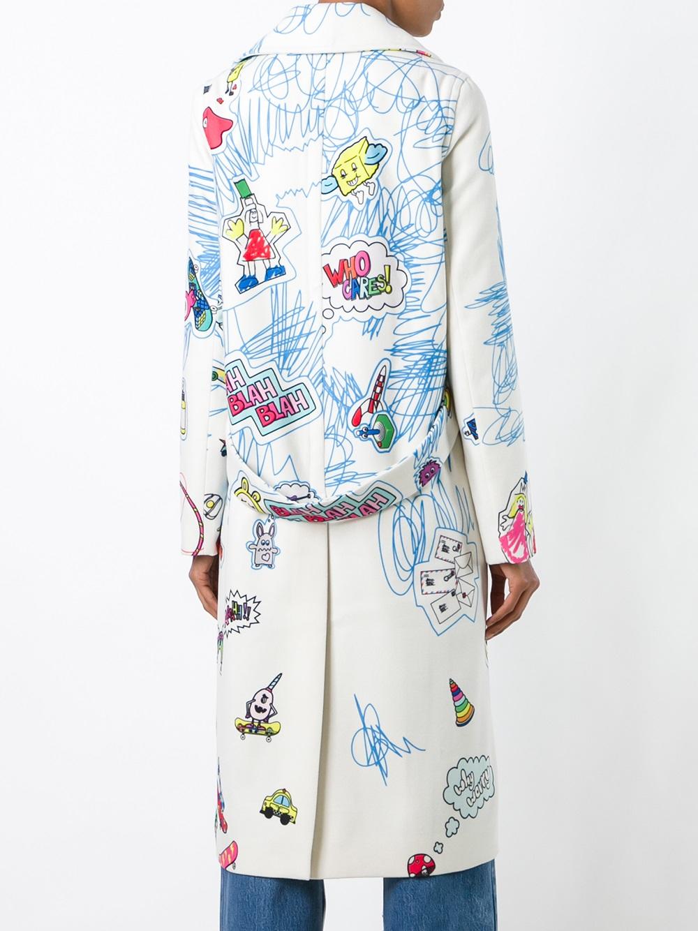 printed coat 