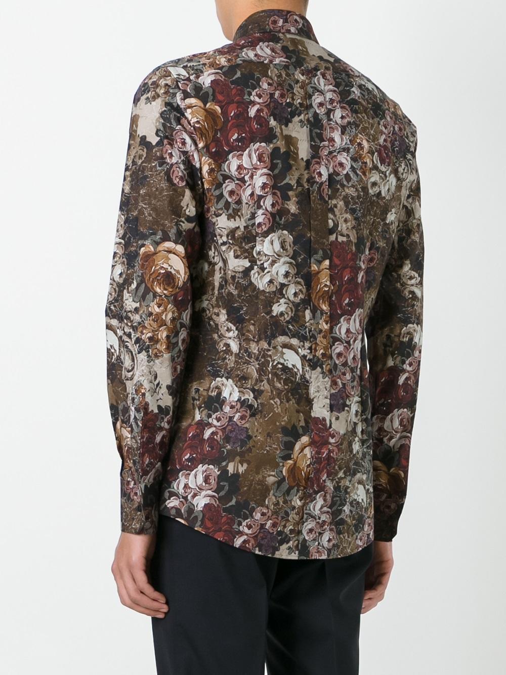 rose print shirt