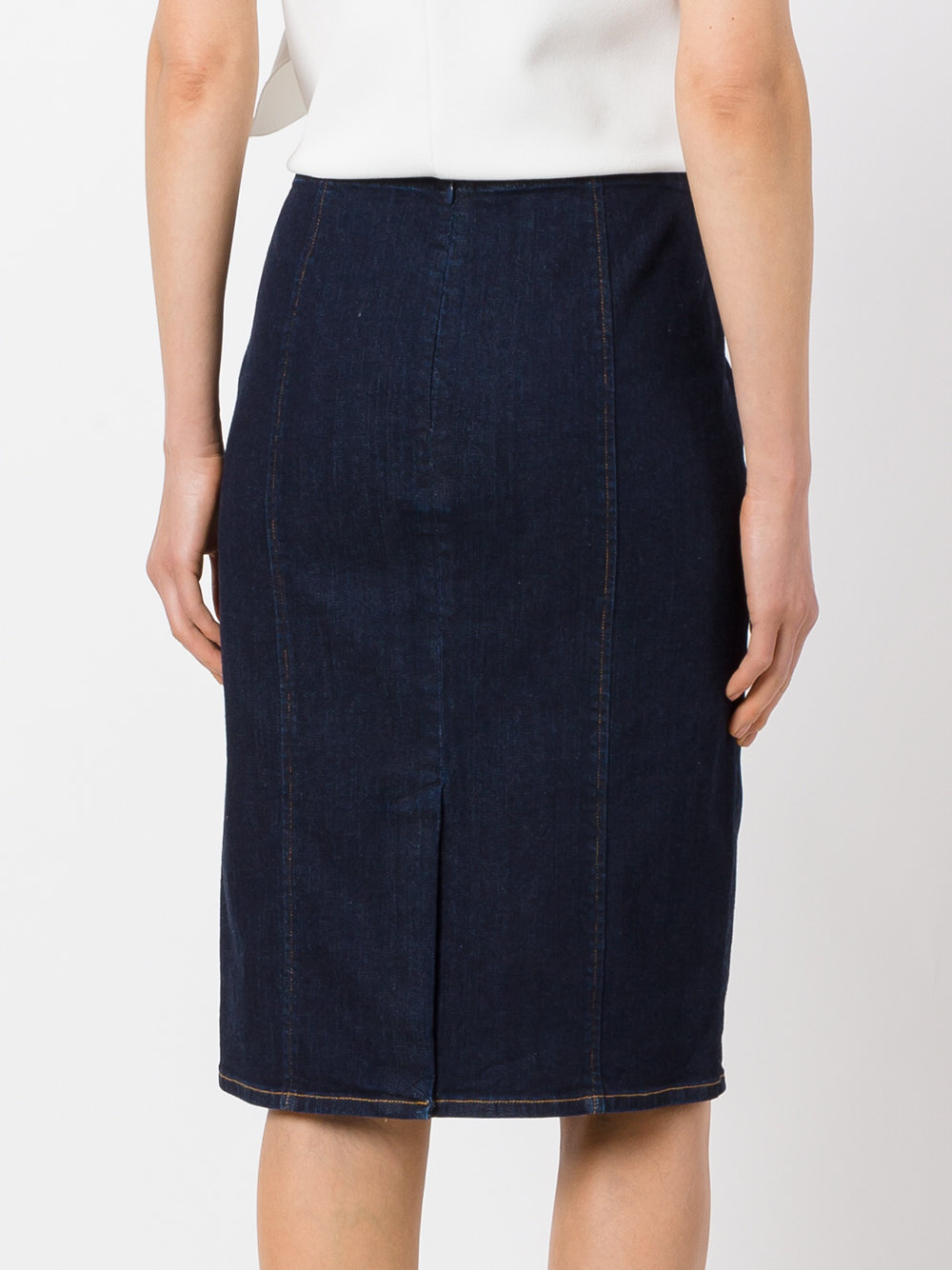 midi straight skirt 