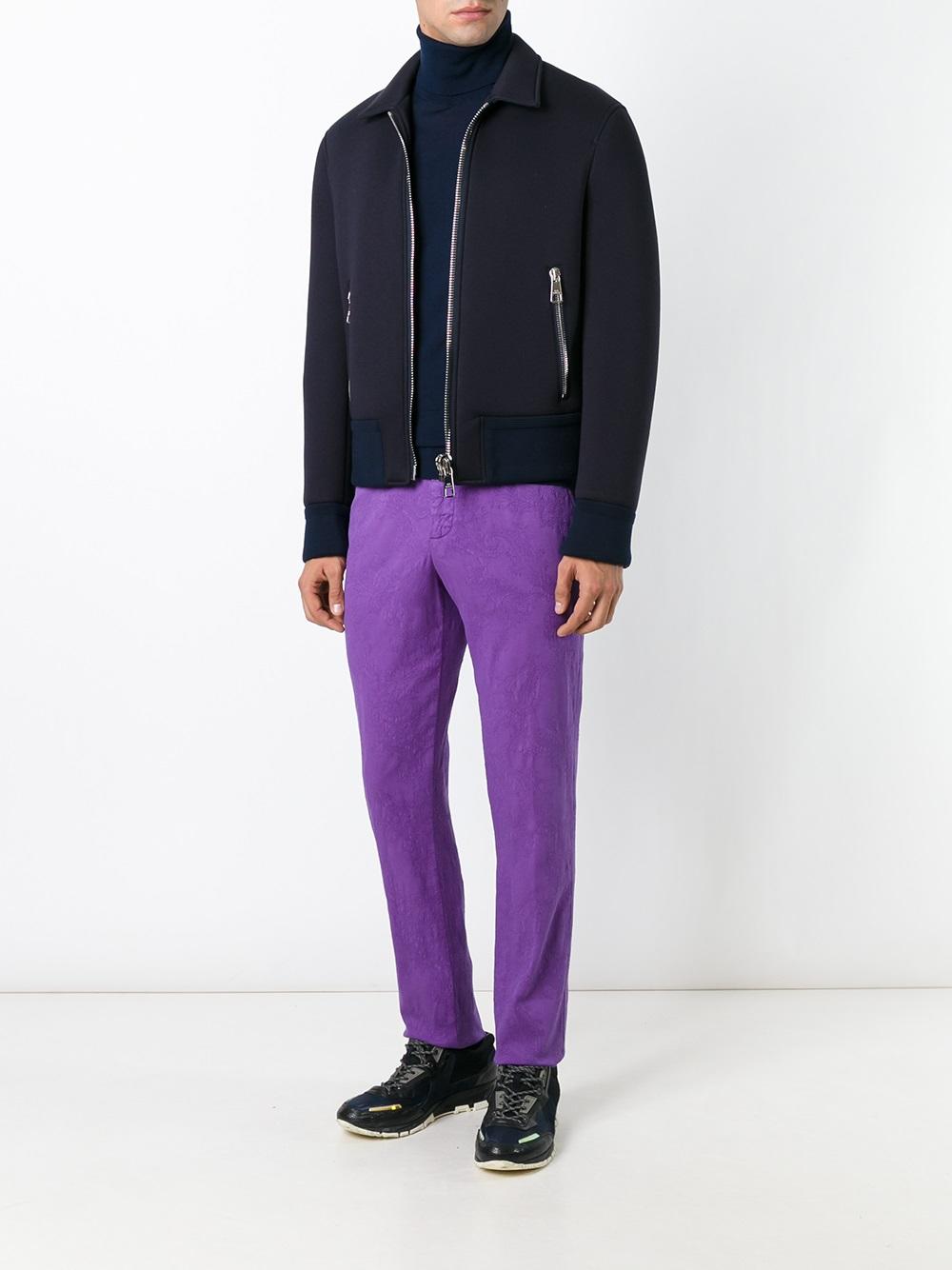 slim-fit trousers