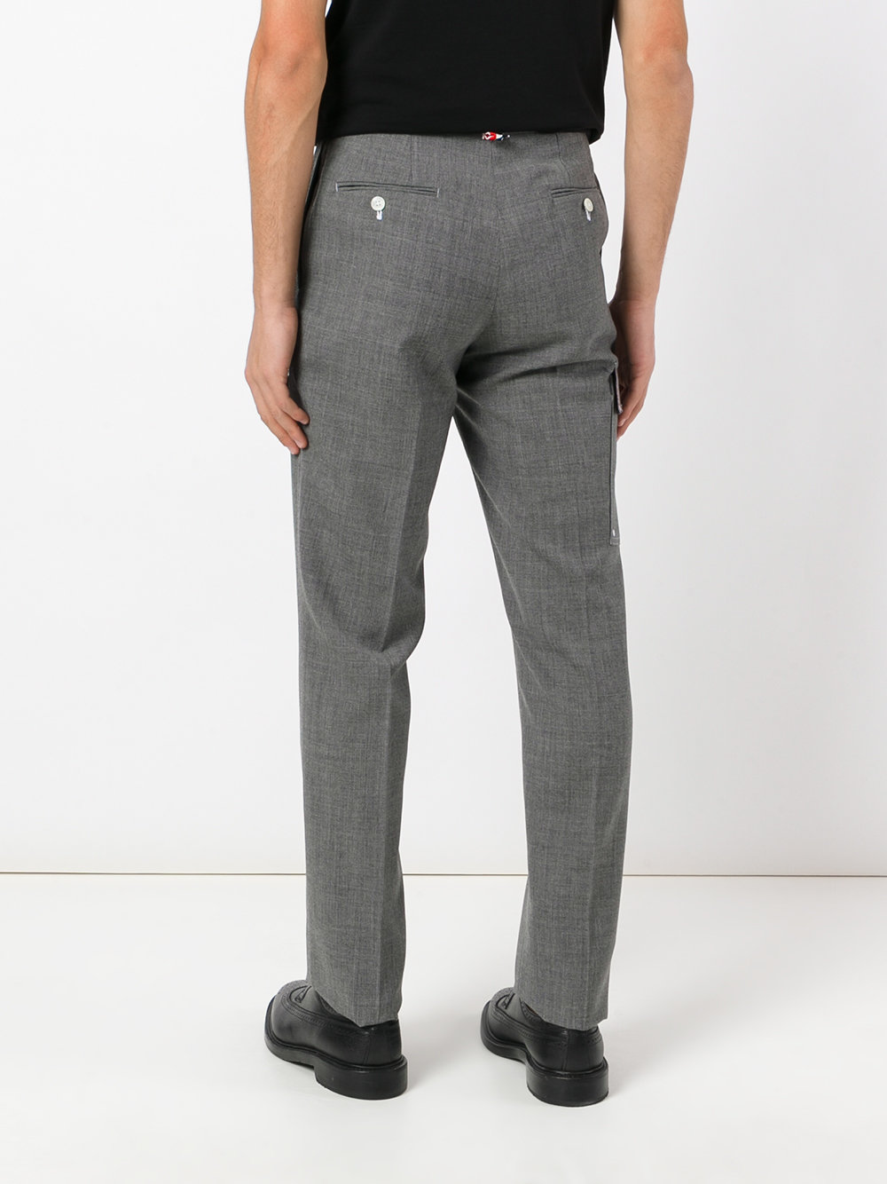 drawstring tailored trousers 