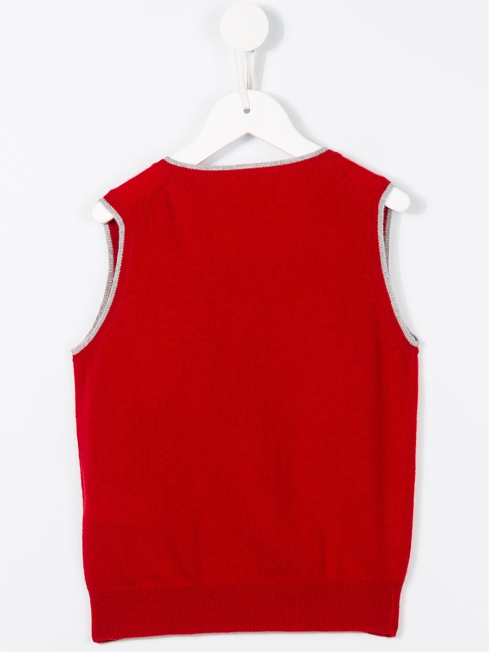 v-neck knit vest