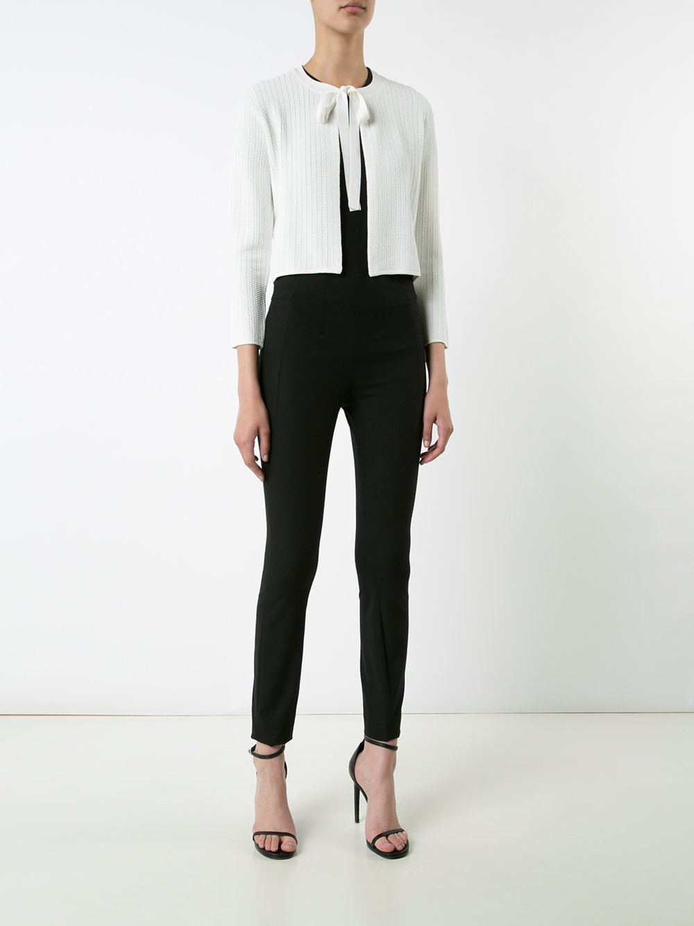 tie detail cardigan