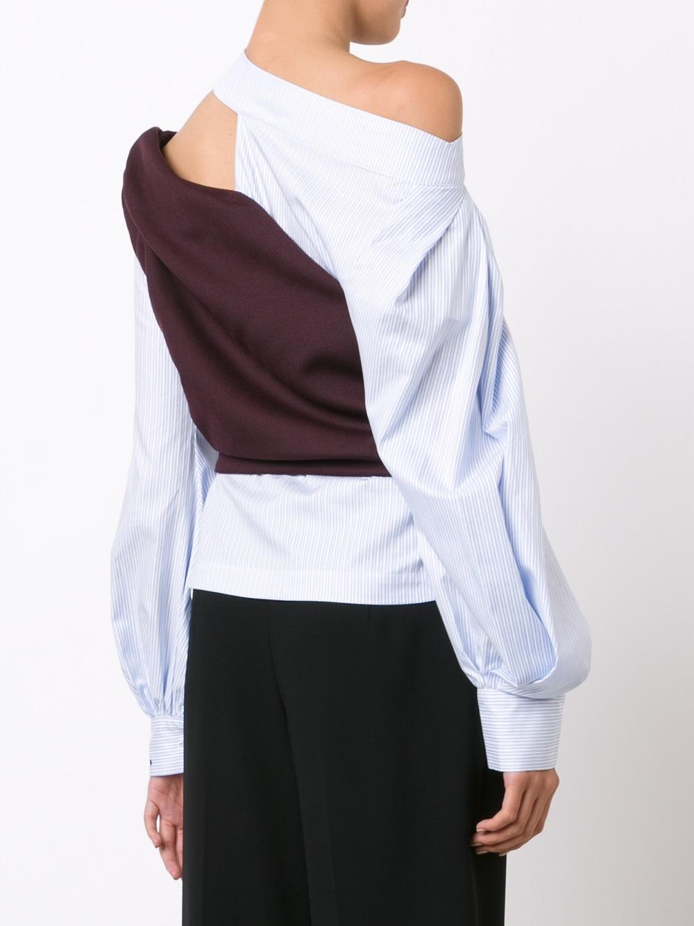 asymmetric blouse