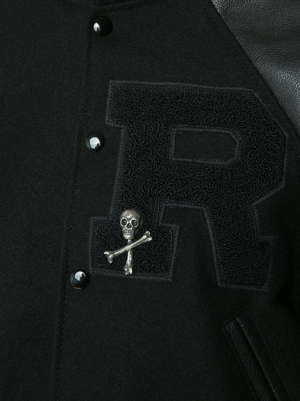 cropped varsity jacket