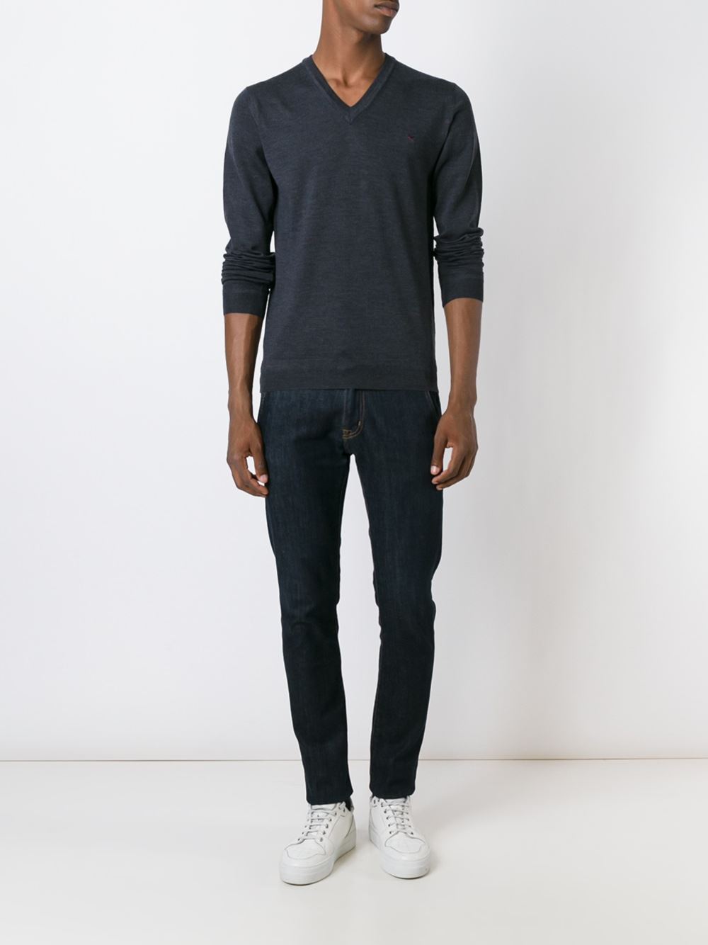 v-neck jumper